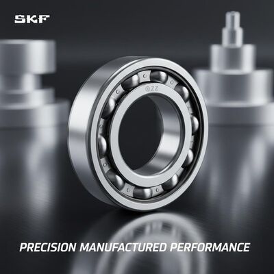 SKF Radial Ball Bearing Chrome Steel AISI 52100 με σφραγίδα ZZ για ακριβείς κατασκευαστικές επιδόσεις